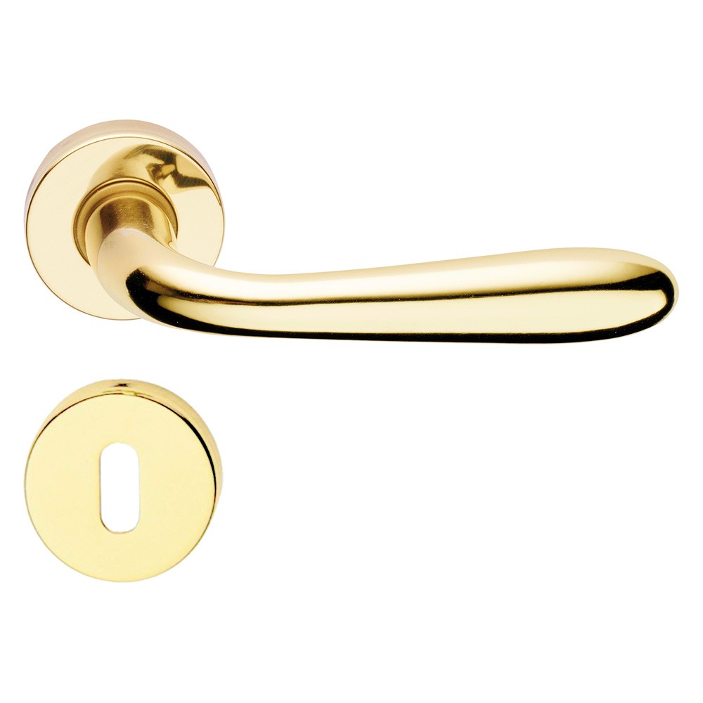 MANIGLIA 'GOCCIA' oro lucido verniciato