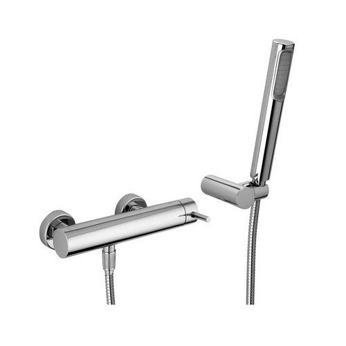 MISCELATORE DOCCIA ESTERNO CON SUPPORTO SNODATO STICK Misura: Cromo