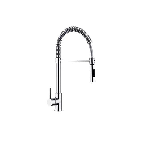 MISCELATORE LAVELLO CON MOLLA E DOCCIA ESTRAIBILE LINEA PIN Misura: Cromo