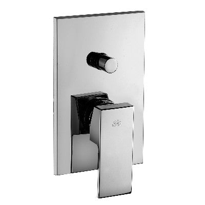MISCELATORE MONOC. INCASSO DOCCIA CON DEVIATORE LINEA ELLE Misura: Cromo