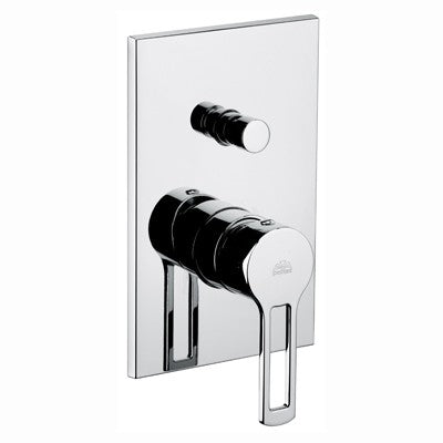 MISCELATORE MONOC. INCASSO DOCCIA CON DEVIATORE LINEA RINGO Misura: Cromo