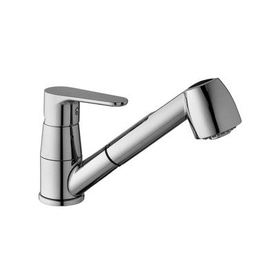 MISCELATORE MONOC. LAVELLO C/DOCCIA ESTRAIBILE LINEA GREEN Misura: Cromo