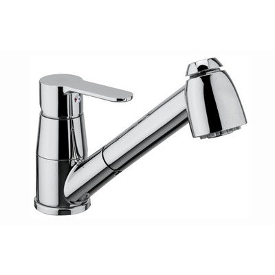 MISCELATORE MONOC. LAVELLO CON DOCCIA ESTRAIBILE LINEA BLU Misura: Cromo