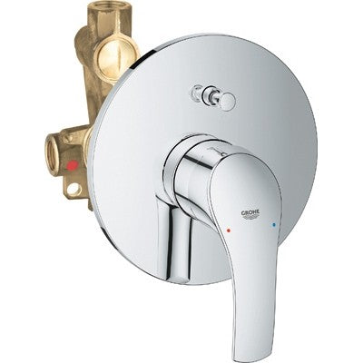 MISCELATORE MONOCOMANDO INCASSO DOCCIA C/DEV. LINEA EUROSMART Misura: Cromo