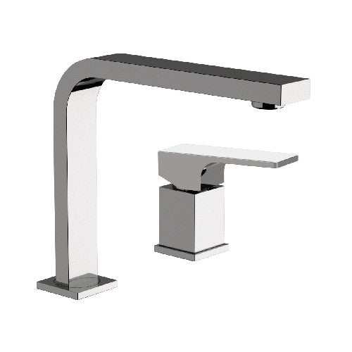 MISCELATORE MONOCOMANDO LAVABO 2 FORI LINEA REBEL Misura: Cromo