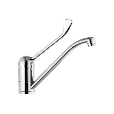 MISCELATORE MONOCOMANDO LAVELLO CON LEVA CLINICA LINEA EPIC Misura: Cromo