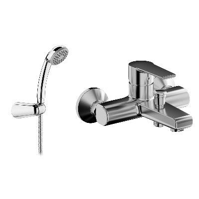 MISCELATORE MONOCOMANDO VASCA CON ACCESSORI LINEA TEN Misura: Cromo