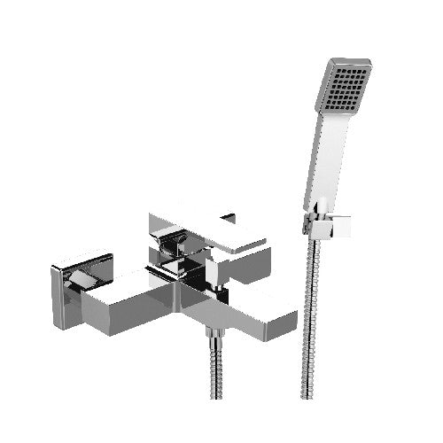 MISCELATORE MONOCOMANDO VASCA CON ACCESSORI REBEL Misura: Cromo