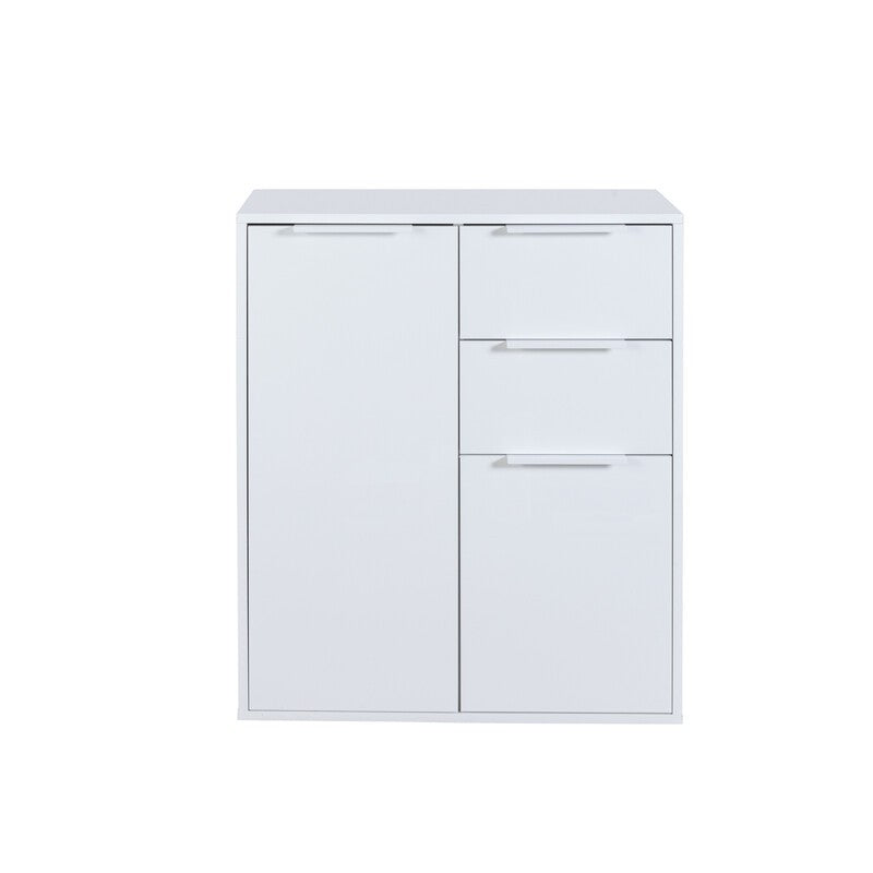 MOBILE 2A+2C CM 72X35X87H BIANCO/BIANCO LUC.