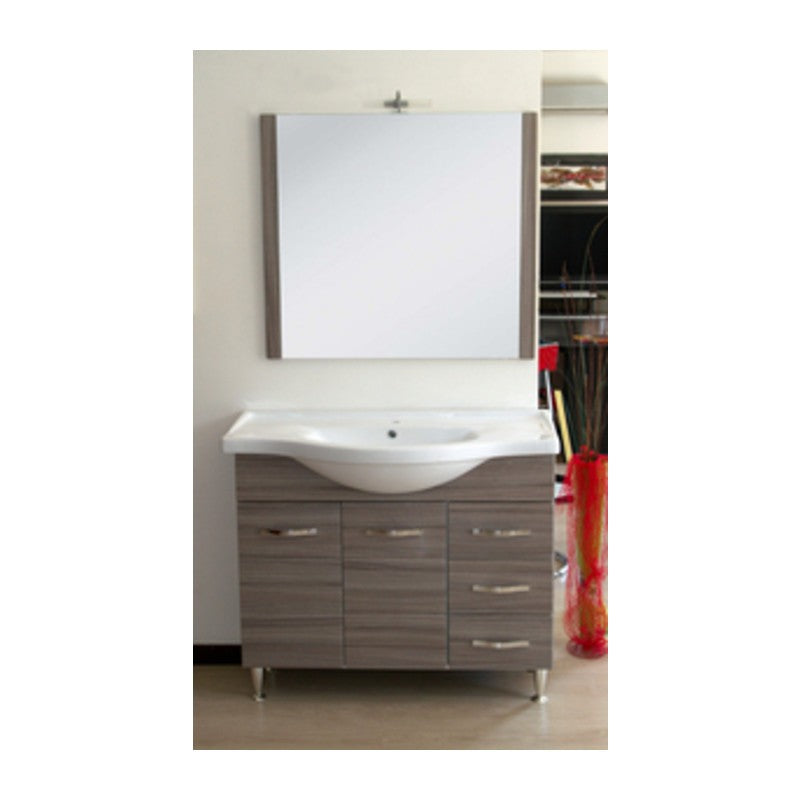 MOBILE BAGNO ANTONELLA 2 ANTE + 3 CASS 105 PALISSANDRO