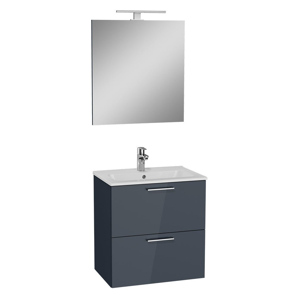 MOBILE BAGNO 'MIA' base cm. 57,5 x 37,8 x 59,6 - antracite