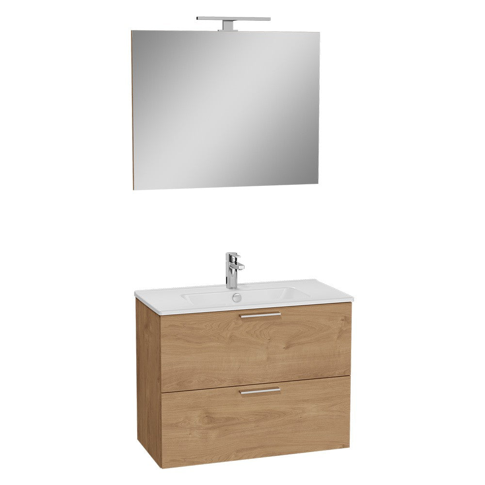 MOBILE BAGNO 'MIA' base cm. 77,5 x 37,8 x 59,6 - golden oak