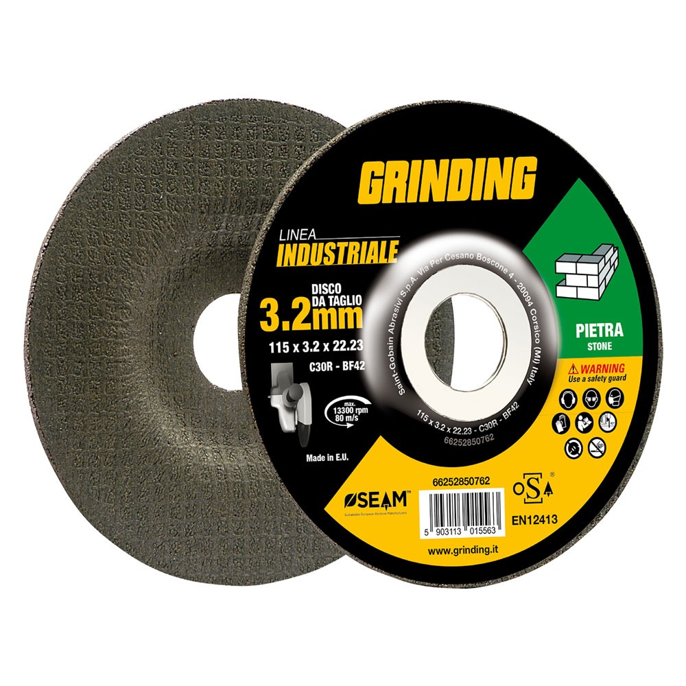 MOLA ABRASIVA PER MARMO 'GRINDING LINEA INDUSTRIALE' ø 230 x 3,2