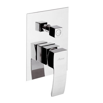 MONOCOMANDO INCASSO DOCCIA CON DEVIATORE LINEA MARTE Misura: Cromo