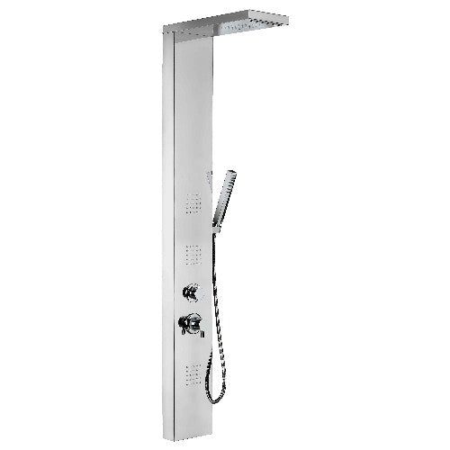 PANNELLO DOCCIA MULTIFUNZIONE MOD. BROADWAY Misura: Acciaio inox lucidato