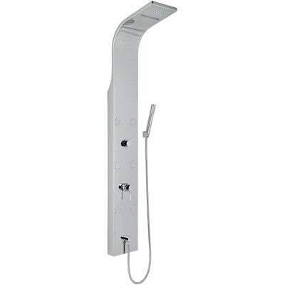PANNELLO DOCCIA MULTIFUNZIONE MOD. VITTORIA CON LED Misura: Acciaio inox lucidato