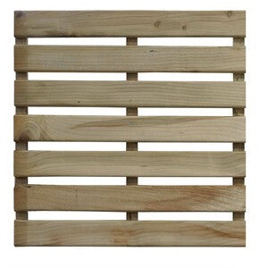 PEDANA IN PINO IMPREGNATO 50X50 CM 7 LISTELLI