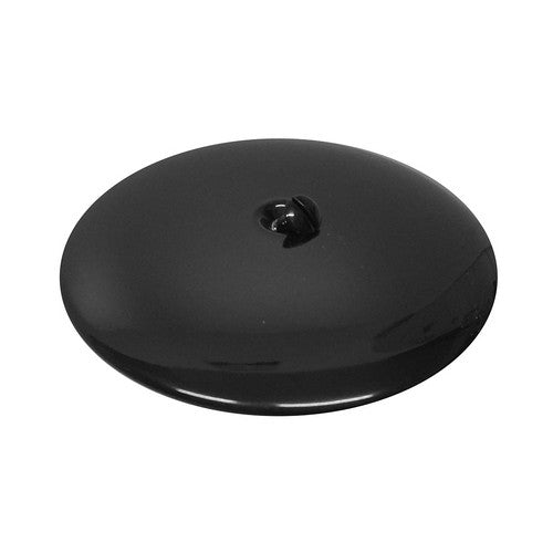 PIASTRA IN OTTONE PESANTE BOMBATA Misura: Diam. 150 mm Nero opaco