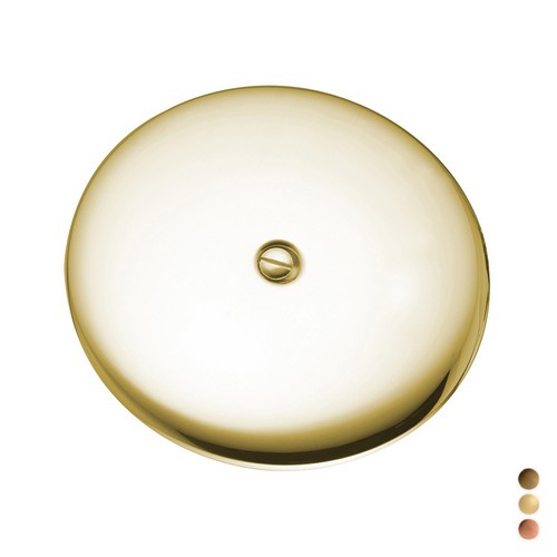 PIASTRA PAVIMENTO IN OTTONE Misura: Diam. 150 - Bronzata