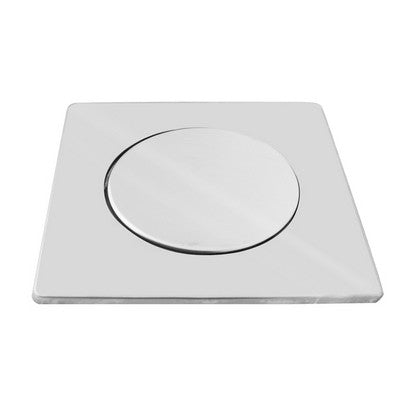 PIASTRA QUADRA ACCIAIO CON COPERCHIO PER GRIGLIA POZZETTI Misura: 200x130 mm