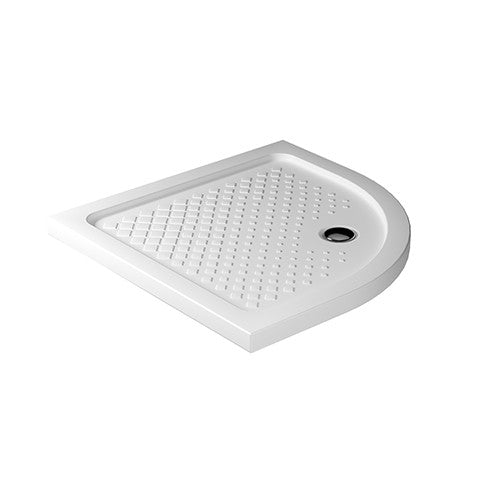PIATTO DOCCIA ANGOLARE IN CERAMICA H. 6 Misura: cm 80 x 80 H. 6