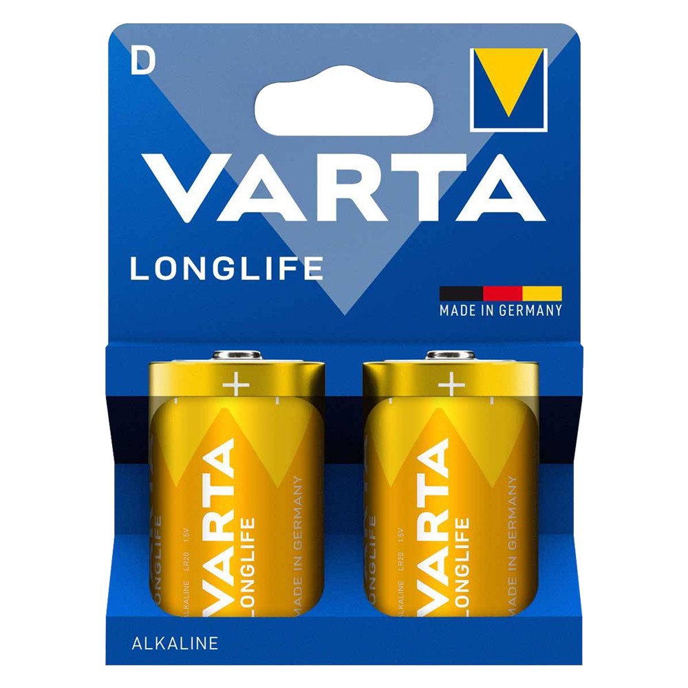 PILA MEZZA TORCIA LONGLIFE 'LR14' Pz 2 - 1,5 V - C
