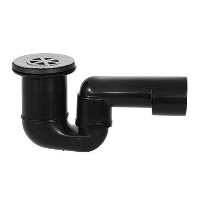 PILETTA DOCCIA CON SIFONE SNODATO PEHD Misura: Griglia ottone D. 80
