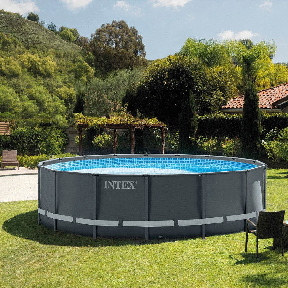 PISCINA CON TELAIO 'LINEA ULTRA FRAME XTR' cm 488 x 122 - lt.19156