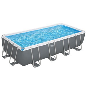 PISCINA POWER STEEL C/TELAIO E ACCES 549X274X122 56466