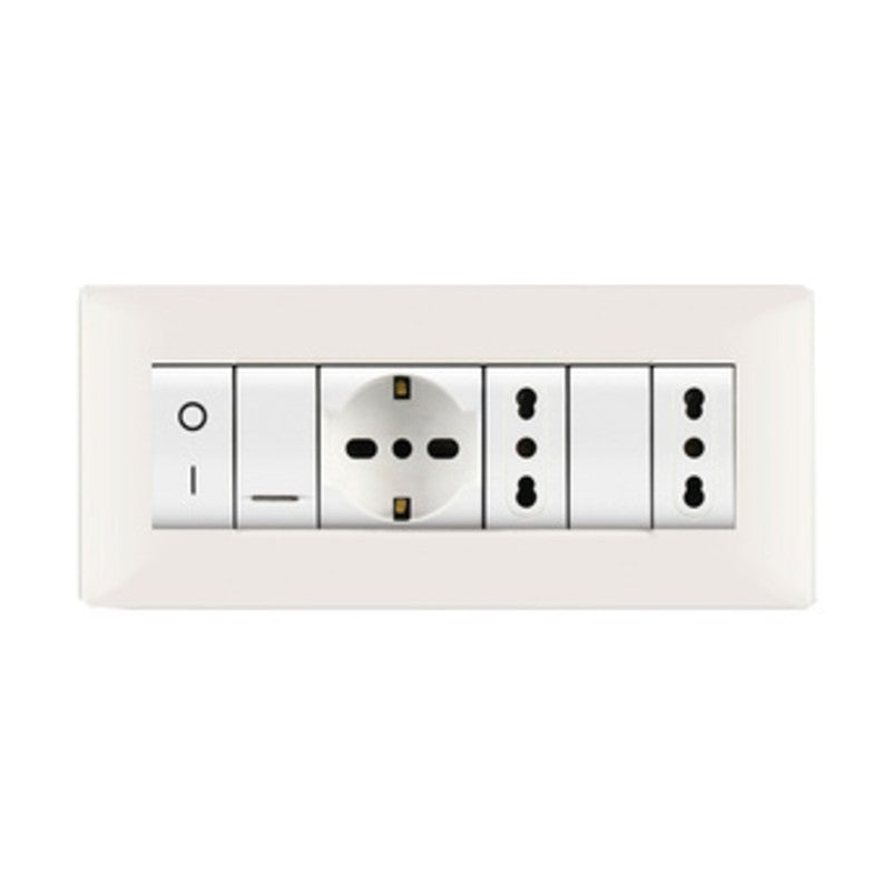 PLACCA LIFE Q LIVING PLAST BIANCO 7P