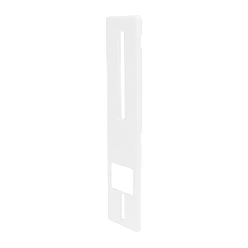 PLACCA P/AVVOLGITORE UNIVERSALE IN ABS BIANCO
