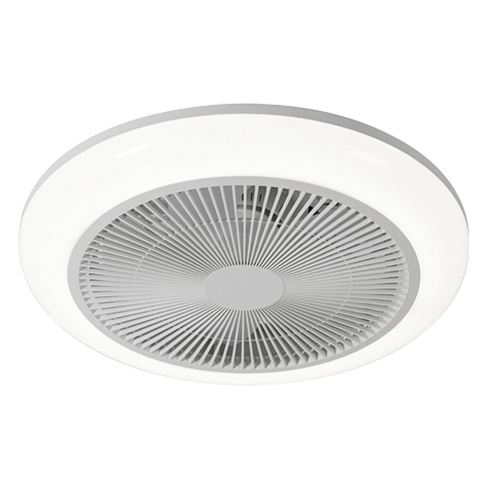 PLAFONIERA LED ROTONDA CON VENTILATORE 'BREZION' Ø 450 x 140 mm - 33W