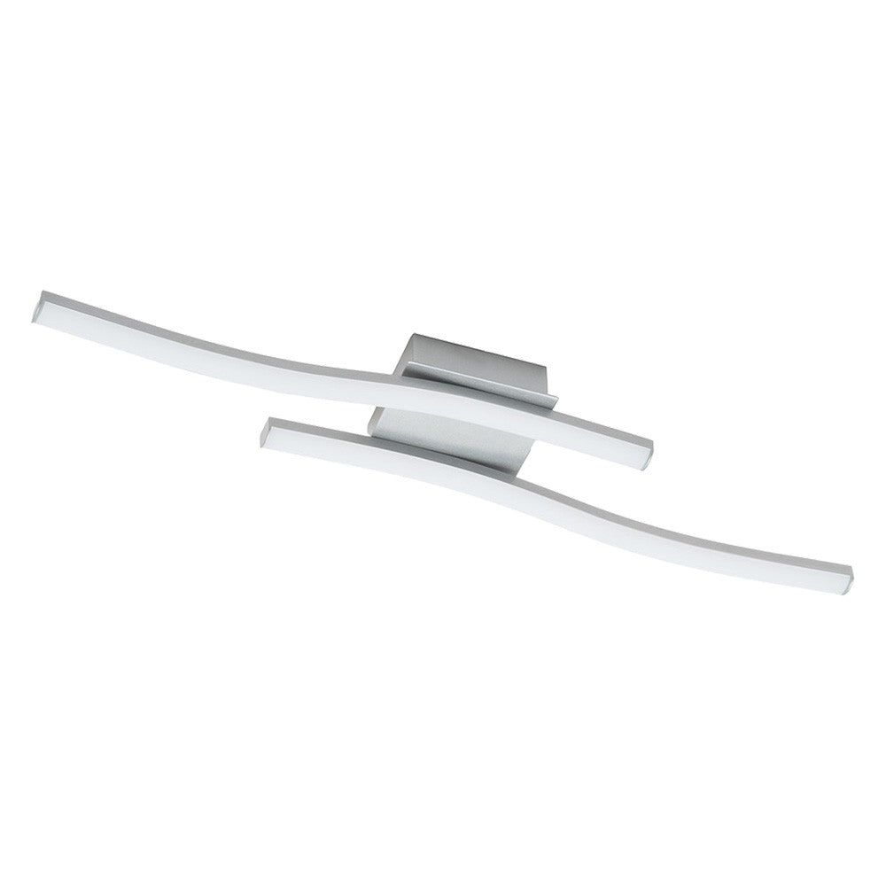 PLAFONIERA LED SERIE 'TRATTI' 10W - 1450LM - col. silver