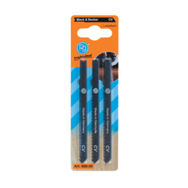 POGGI 687.00 3 LAME P/SEGHETTO ALTERN DENTI GROS