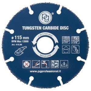 POGGI DISCO P/LEGNO TUNGSTENO D 115MM FORO 22,2