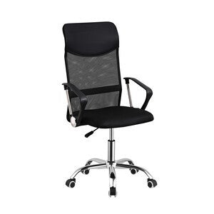 POLTRONA DIREZIONALE A GAS C/BRACCIOLI CLASSY NERO