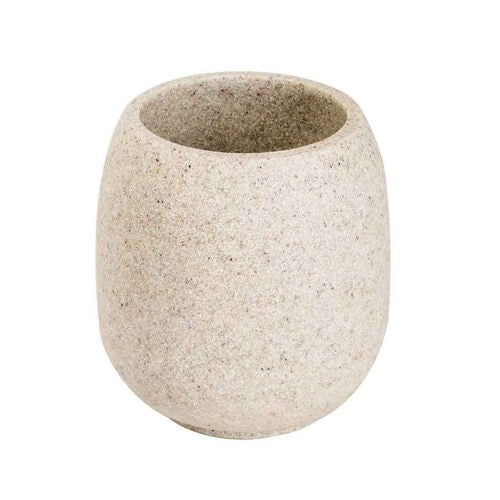 PORTA SPAZZOLINI AFRA Misura: Bianco Opaco D.10 x h. 11,5 cm