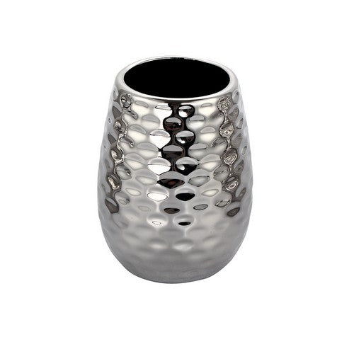 PORTA SPAZZOLINO IN CERAMICA PHOENIX Misura: Argento