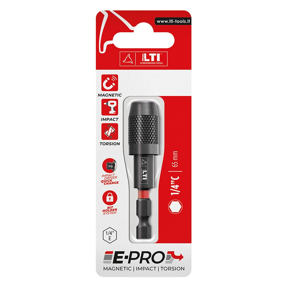 PORTAINSERTI MAGNETICO 'E-PRO' lunghezza mm 65 - cf.1 pz