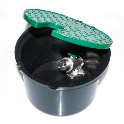 POZZETTO CON VALVOLA IN METALLO 2 INGRESSI Misura: 3/4" - cm 20,5 x H. 13