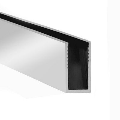 PROFILO BASSO CON GUARNIZIONE A SPILLO PER WALK-IN ESSENTIAL Misura: cm 93 - Arg. luc.