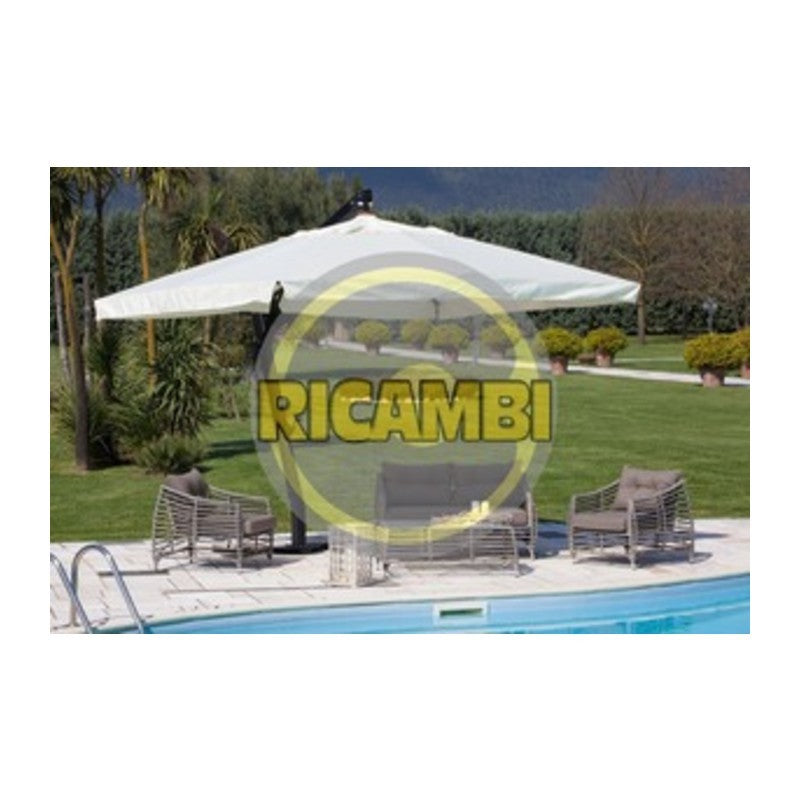 R STECCA P/OMBRELLONE DEC ALL NERO 20X30MM 200CM