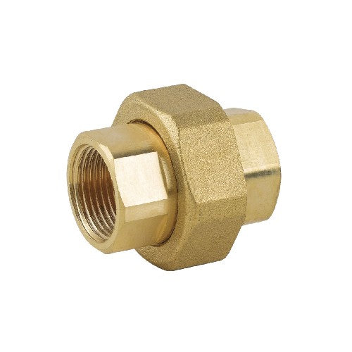 RACCORDO DIRITTO CON O-RING 3 PZ FF IN OTTONE GIALLO Misura: 1/2"