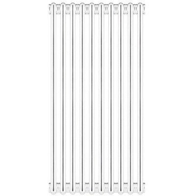 RADIATORE TUBOLARE IN ACCIAIO 4 COLONNE SCOMPONIBILE MOD.660 Misura: 10 Elementi