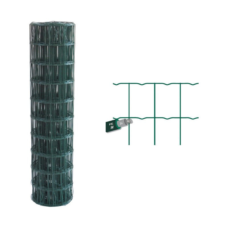 RETE ELETTROS PLAST ZINC PROMOPLAST 100X75 H.100 F.2,1 25M
