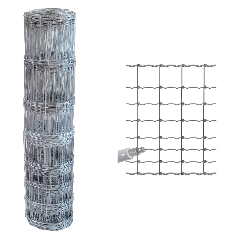 RETE PASTORALE 120/9/15 Filo Ø mm. 1,8/2,2 - H. cm 120 x mt. 50