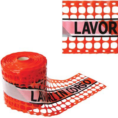 RETE PROTEZIONE CANTIERE LAVORI IN CORSO TENAX