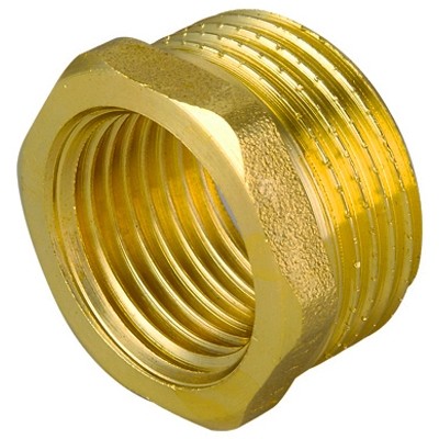 RIDUZIONE MF IN OTTONE GIALLO Misura: 1"1/2 x 1"