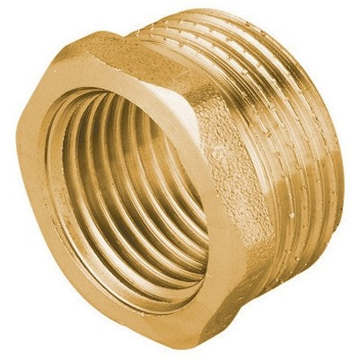 RIDUZIONE MF IN OTTONE GIALLO PESANTE IBP Misura: 3/4" x 1/2"