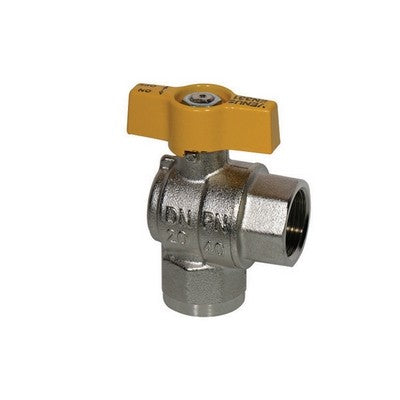 RUBINETTO A SFERA PER GAS SQUADRA FF Misura: 3/4" DN 20
